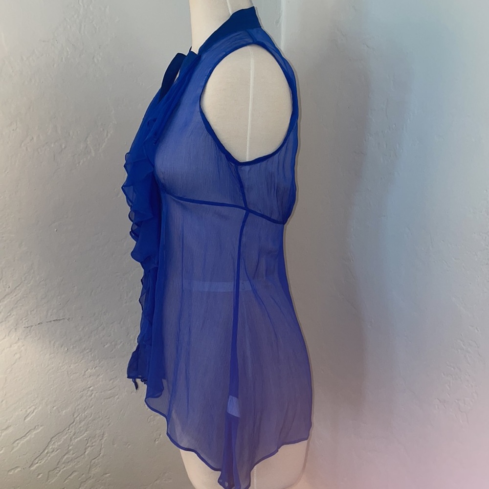 William Rast Ruffle Blouse - Picture 2 of 9